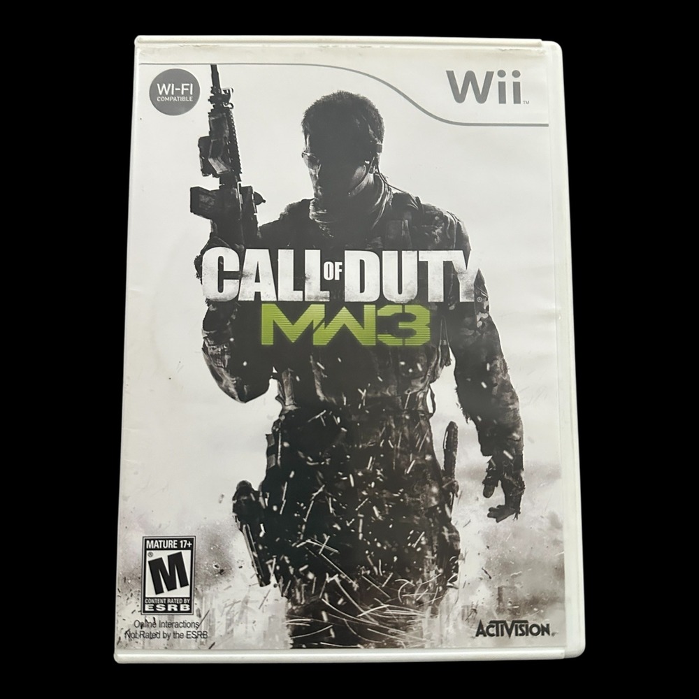 Call of Duty Modern Warfare 3 MW3 Nintendo Wii, 2011 CIB Tested/Working